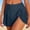 Navy, variant on Mesh Mini Skirt Beach Bikini Cover-Up Swim Shorts Swimwear