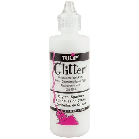 Tulip Dimensional Fabric Paint 4oz Glitter Crystal Sparkle