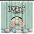 thumbnail image 4 of Happy Easter Rideau de Douche 4 Pièces Toilet U-pad Set 70,8 ”Rideau de Douche pour la Maison / Hôtel / Fête Décoration B1, 4 of 6
