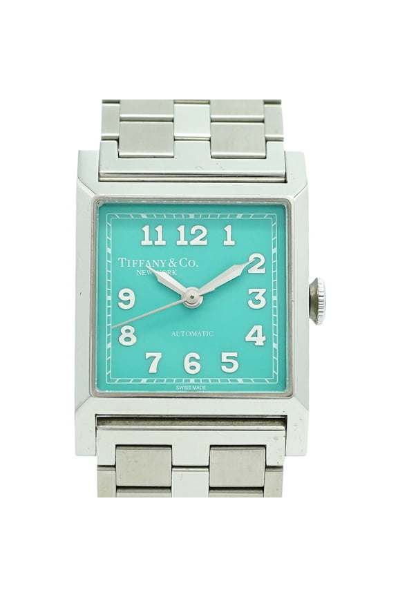 Pre-Owned Tiffany Union Square 73344603 Blue Dial Women's Watch (Good)