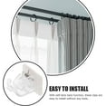 Curtain Rod Curtain Rod 6pcs Curtain Rod Bracket