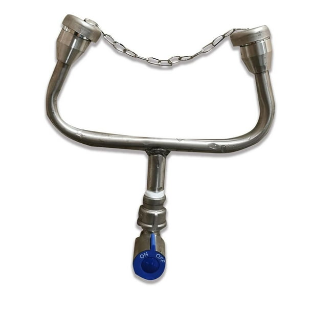 Lavaojos De Acero Inoxidable 304, Grifo De Ducha De Emergencia, Lavaojos, Dispositivo De Limpieza De Ojos Montado En La Pared Scienceny TO003758-00