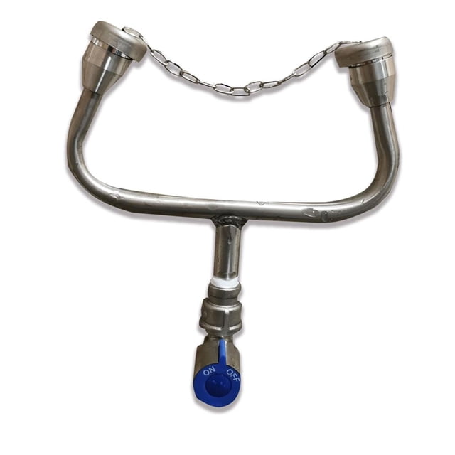 Lavaojos De Acero Inoxidable 304, Grifo De Ducha De Emergencia, Lavaojos, Dispositivo De Limpieza De Ojos Montado En La Pared Cateissary TO003758-00