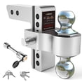 thumbnail image 1 of Enganche de remolque ajustable Vullteeon de 6 pulgadas con doble bola, 1 of 6