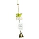 thumbnail image 3 of Campana de Windchime con Ornamento Suculentas Feng Shui Simbolismo de Soledad Campana colgante de latón, 3 of 5
