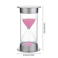 thumbnail image 3 of JNGSA 5 Minutes Hourglass Sand Timers,Large Sand Timer for Gift,Decorative Glass Sandglass, Vintage Sand Timers as for Home Office Desk Decor, 3 of 6