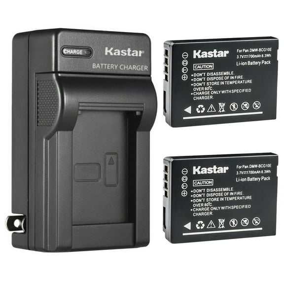 Kastar 2-Pack BP-DC7 Battery and AC Wall Charger Replacement for Leica BP-DC7 BP-DC7-E Battery, Leica BC-DC7 BC-DC7-E Charger, LEICA V-LUX 20 V-LUX 30 V-LUX 40 Digital Camera