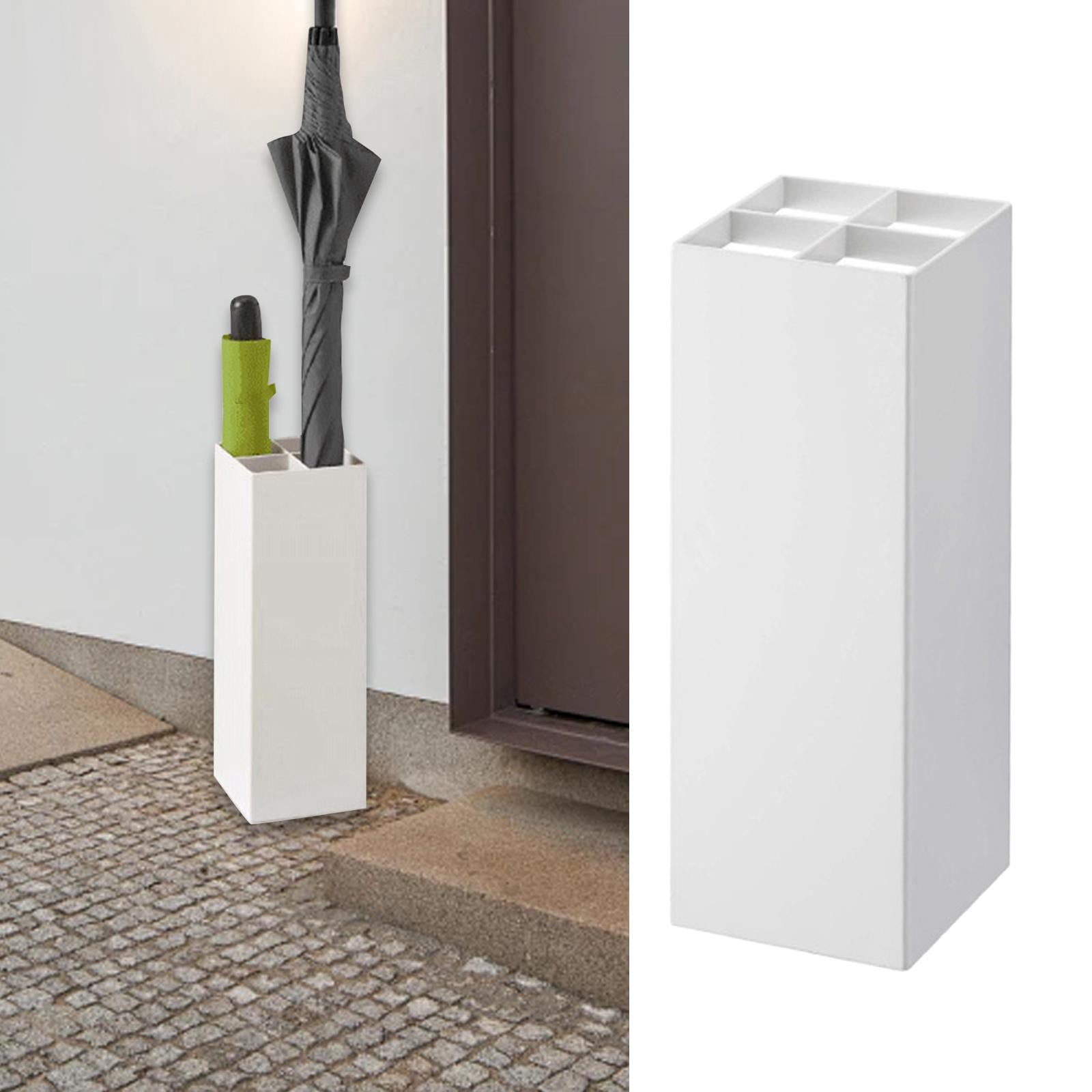 Fiocias Umbrella Stand Umbrella Holder Walking Sticks Stand Space Saving Umbrella Holder white