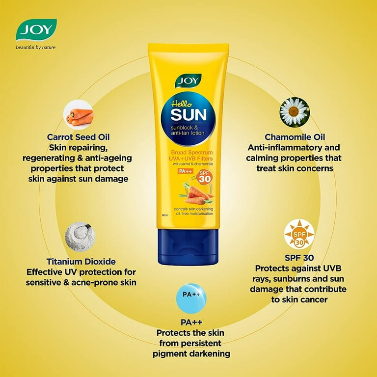 Joy sunscreen clearance