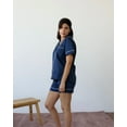 thumbnail image 4 of PJ Confidential Women's Olive Short Sleeve and Shorts Cotton Pajama Set, Sizes S-L, 4 of 4