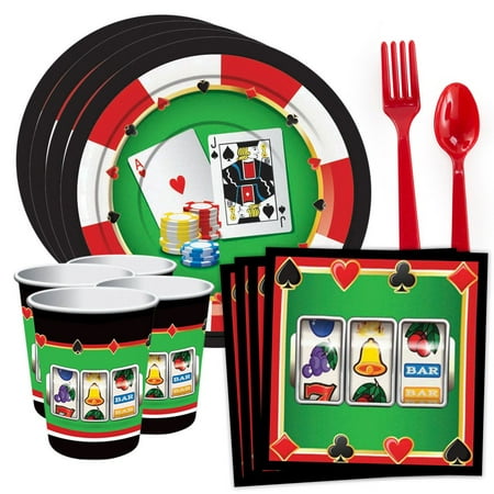 Casino Party Tableware