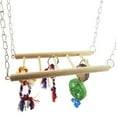 thumbnail image 1 of 36Set Hamster Toy Bridge Wooden Ladder for Small Animals Cage Enrichment Activity, 1 of 6
