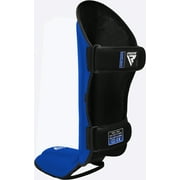 RDX Shin Guards Kickboxing Muay Thai, SATRA SMMAF Approved, Premium Maya Hide Leather, Leg Instep Protection Pads, MMA Martial Arts Kicking Sparring Training Gear, BJJ Karate Boxing Taekwondo