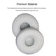 thumbnail image 4 of Moyic Almohadillas para los oídos Cojín Cubierta de aislamiento de ruido Almohadillas para juegos Protección auditiva Suavidad Auriculares en la Relojes inteligentes Blanco, 4 of 6