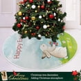 thumbnail image 6 of FMSHPON Easter Bunny Rabbit Xmas Christmas Tree Skirt Stand Mat for Holiday Party Decoration Indoor Outdoor 36 inches, 6 of 6