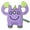 Purple, variant on Touchdog Cartoon Three-eyed Monster Plush Dog Toy