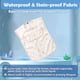 thumbnail image 2 of Delantal de bebé antiarrugas de 1 pieza-Delantal impermeable delantal-delantal de viaje adecuado para bebés-delantal de alimentos para bebés-1-2 años, S, 2 of 5