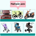 thumbnail image 2 of Baby Stroller Hooks Clips - Zinc Alloy Multifunctional Hooks Firm Non-Slip Stroller Hook for Buggy Baby Carrier Bike Bicycle Car Headrest, 2 of 5