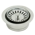 thumbnail image 6 of Westbrass D2089SEV-05 3-1/2" Waste Disposal Drain Flange Basket with Strainer, Polished Nickel, 6 of 6