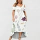 thumbnail image 5 of Moda mujer verano casual manga corta fuera del hombro vestido estampado Fridja  qw2172, 5 of 5