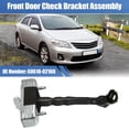 thumbnail image 2 of Unique Bargains Front Door Check Stop Strap Door Check Assembly 68610-02160 for Toyota Corolla Metal Black Silver Tone, 2 of 7