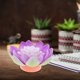 thumbnail image 3 of LED Floating Lotus Lantern Wishing Water Lily Artificial Candle Flower Lanterns Pool Decor for Festival Party (Purple), 3 of 4