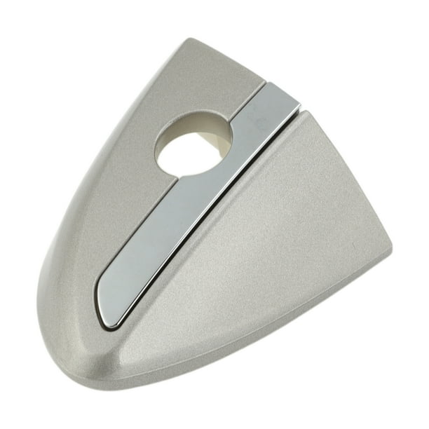 Cubierta del cilindro de bloqueo de la manija de la puerta delantera izquierda Unique Bargains para Toyota Corolla 2014-2018 ABS tono plateado claro 1 Pc