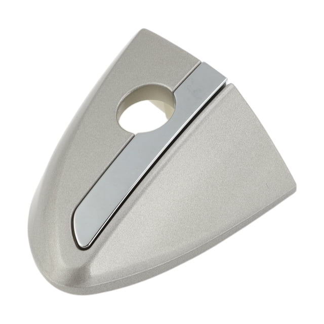 Cubierta del cilindro de bloqueo de la manija de la puerta delantera izquierda Unique Bargains para Toyota Corolla 2014-2018 ABS tono plateado claro 1 Pc