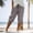 Khaki, variant on Outfmvch Summer Pants for Women Cotton Linen Pants Straight Wide Leg Linen Palazzo Trousers Paper Bag Pants Capris Drawstring with Pockets Gauze Pants Cropped Trouser Beach Pant Black S-2XL