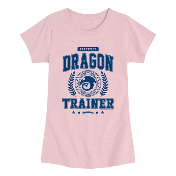 How to Train Your Dragon - Toothless Collegiate Girls' Fitted Short Sleeve Graphic T-Shirt