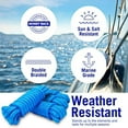 thumbnail image 7 of Better Boat 3/8" x 15' Double-Braid Dock Lines & Rope, Blue, 4 Count, 7 of 7