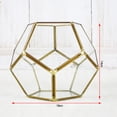 thumbnail image 3 of Glass Geometric Terrarium Container Modern Tabletop Window Sill Decor Flower Pot Balcony Planter DIY Display Box for Succulent Fern Moss Garden, 3 of 9