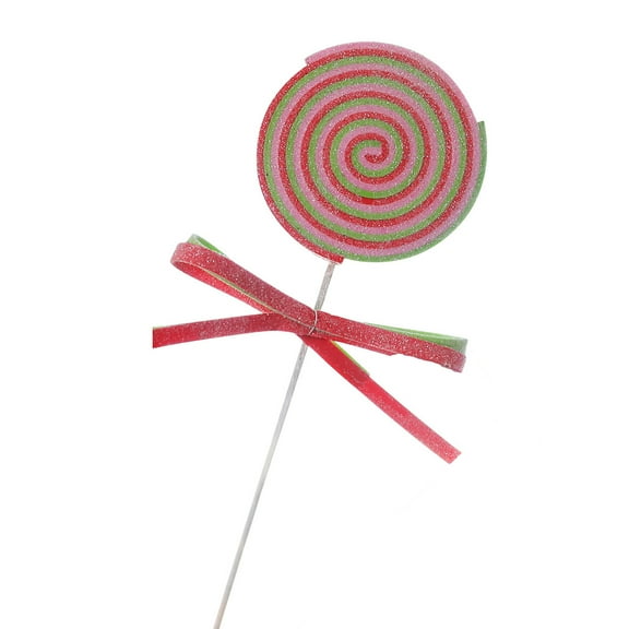 Christmas Tree Large Lollipop Ornament, 18.11 Inch Glitter Candy Garland For Xmas Tree Topper Wreaths Craft Home Holiday Decor