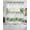 white, variant on St. Patrick's Swag Valances for Windows, Small Curtains Drapes, Luck Shamrock Eucalyptus Leaves Flowers Vintage Kitchen Window Curtains Over Sink Window Treatment Valance for Bedroom/Bathroom 56"x36"