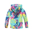 thumbnail image 4 of MGEOY Girls Rain Jackets Lightweight Waterproof Hooded Raincoats Windbreakers, 4 of 7