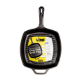 thumbnail image 3 of Lodge Cast Iron 10.5" Seasoned Square Grill Pan, 3 of 11