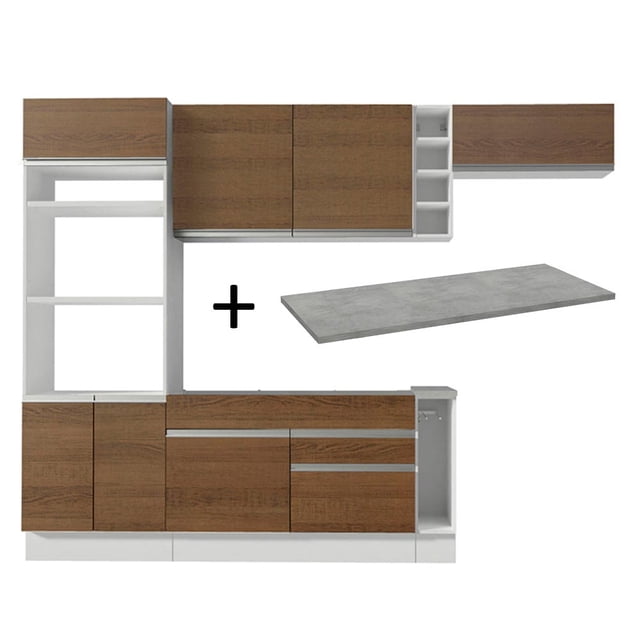 Cocina Integral Modular Madesa Glamy 290cm BM