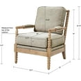 thumbnail image 6 of Donohue Accent Chair Silver See Below, 6 of 8