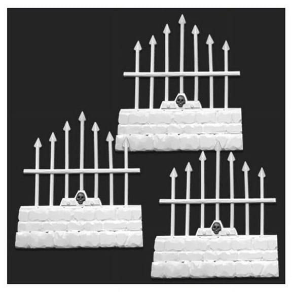 Reaper Miniatures REM77530 Bones - Graveyard Short Fences Miniatures - Set of 3