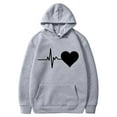 thumbnail image 4 of GTEYOIJN Plus Size Hoodies for Women Women's Print Fashionable Loose Casual Fashion Sweatshirt Sweatshirt Hoodie with Pocket, 4 of 4
