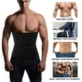 thumbnail image 4 of COMFREE Men Sauna Training Sweat Ab Belt Body Shaper Waist Trainer Corset Workout GYM for Weight Loss Tummy Fat Loss, 4 of 7