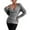 Grey, variant on Baqcunre Sweaters For Women Women's Fall And Winter Solid Color V Neck Comfort Fit Knit Off The Shoulder Casual Pullover Sweater Hoodies For Women Fall Outfits Women Trendy Dark Gray L