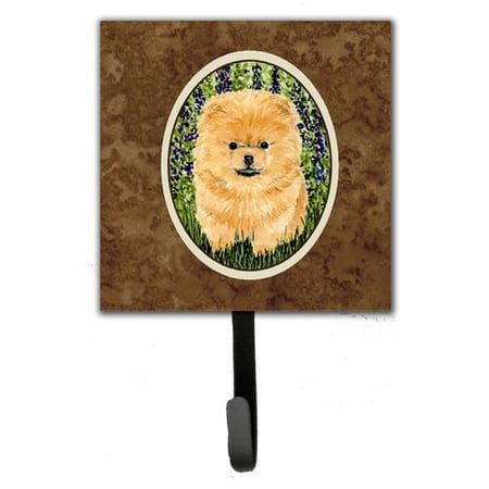 Caroline's Treasures Pomeranian Leash Holder and Wall Hook