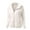 White, variant on Njoeus Women's Long Sleeve Full-Zip Soft Fleeces Jacket Warm Winter Coat Outwear with Pockets S-XXL (No Hooded)