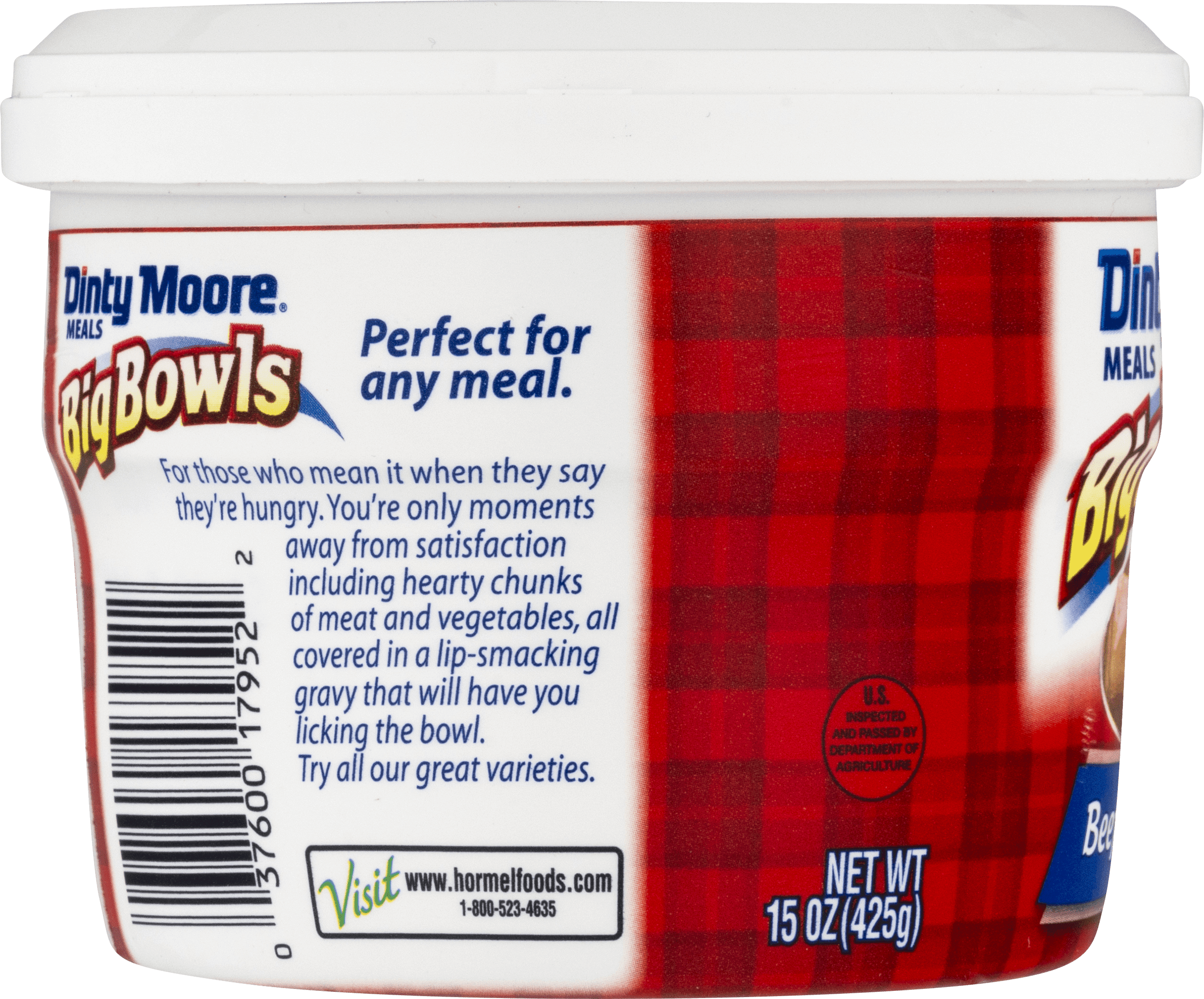 Dinty Moore Beef Stew Big Bowls 15 oz Microwave Bowl