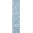 thumbnail image 3 of SAFAVIEH Brentwood Adams Oriental Runner Rug, Ivory/Navy, 2' x 8', 3 of 12
