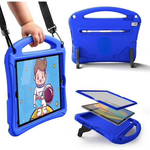 wqlpp-Bam Bino Space Suit iPad 10.2 Case, iPad 9th Generation Case for Kids, iPad 7th Generation, iPad 8th Generation, and iPad Air 3rd Generation Case for Kids