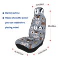 thumbnail image 4 of Yiaed Cute Dog Faces Print Car Seat Covers,Universal Auto Seats Protector Fits for Car,SUV Sedan,Truck,Automotive Seat Covers & Accessories(Two packs), 4 of 7