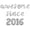 Silver, variant on Cursive Script Letter Balloons - AWESOME SINCE 2016 16" Inch Alphabet Letters Foil Mylar Balloon Birthday Party Banner (Rose Gold)