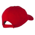thumbnail image 4 of Love Hearts Embroidered Cotton Cap - Red OSFM, 4 of 5